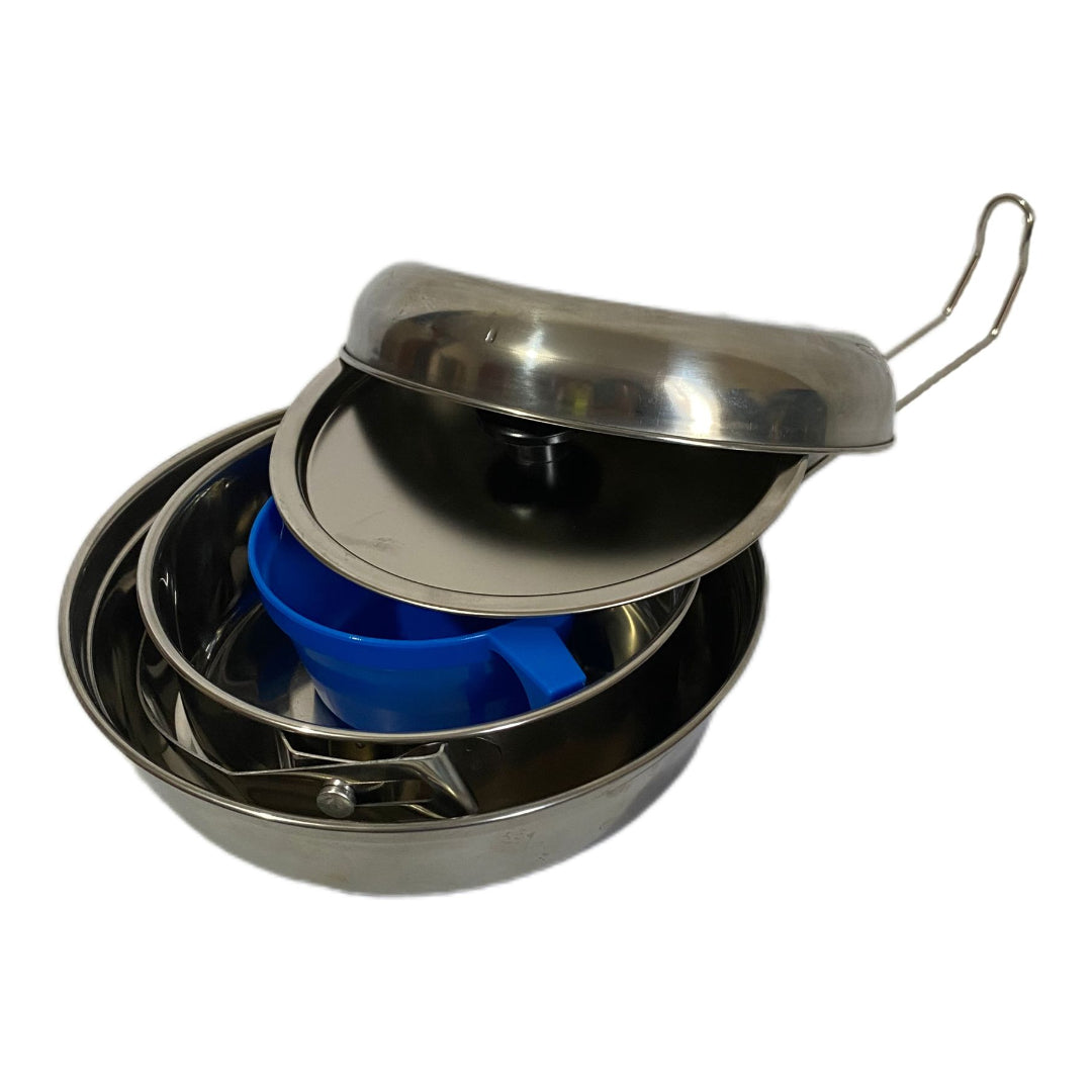 Juego de cocina acero inoxidable 5 pzs. Ozark Trail Mess Kit Acero