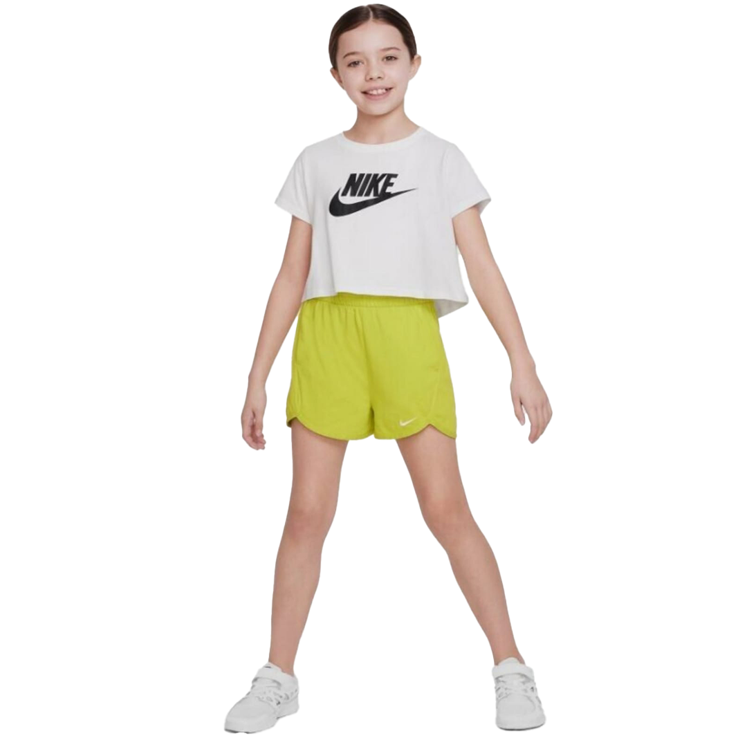 Short Nike Loose Fit Verde Limon para Niña