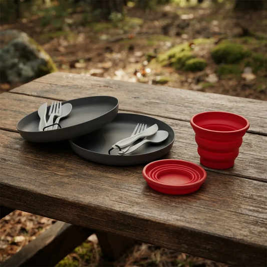 Juego de mesa para 2 personas 11 pzs. Ozark Trail Top Rack Unico