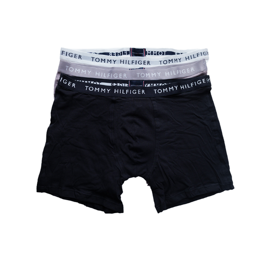 3 pack ropa interior Tommy Hilfiger Boxer Brief Negro/Sub-lunar/Blanco para Hombre