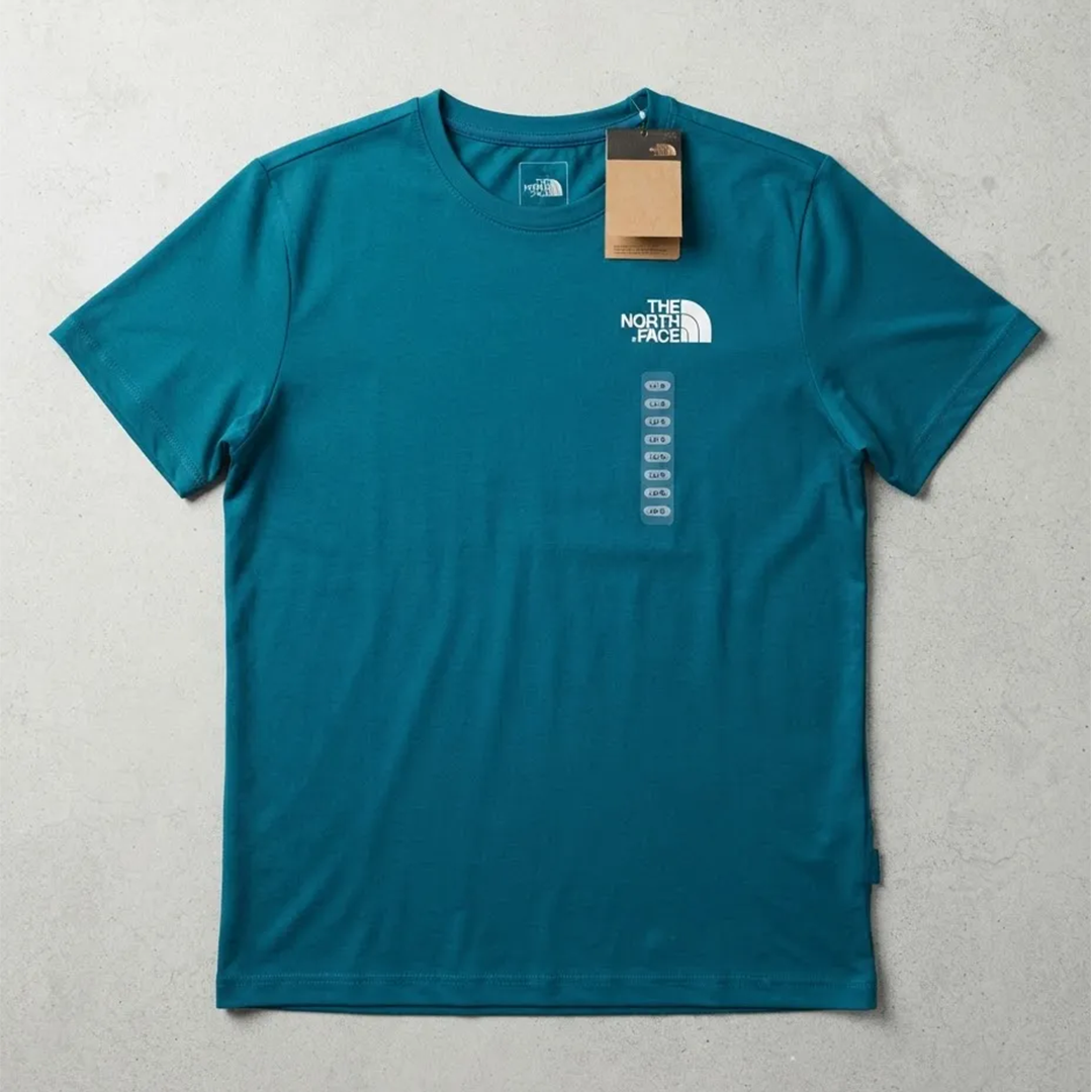 Playera manga corta The North Face Evo Throwback SS Tee Azul acero para Hombre