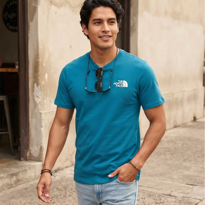Playera manga corta The North Face Evo Throwback SS Tee Azul acero para Hombre