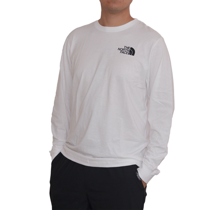 Playera manga larga The North Face Evolution Throwback Blanco para Hombre