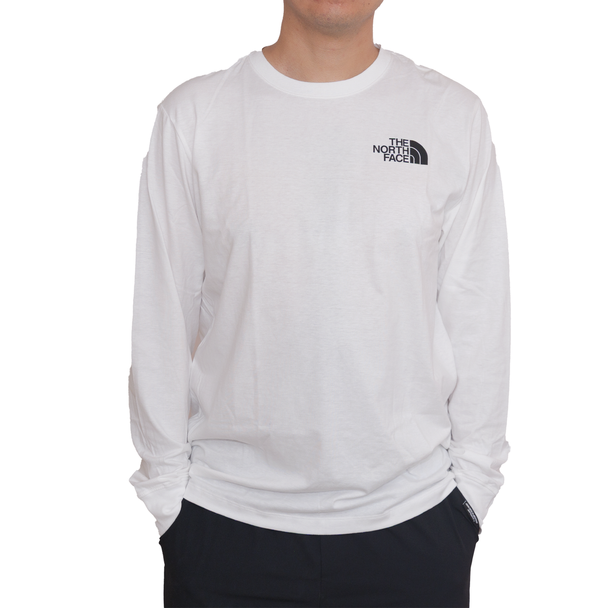 Playera manga larga The North Face Evolution Throwback Blanco para Hombre