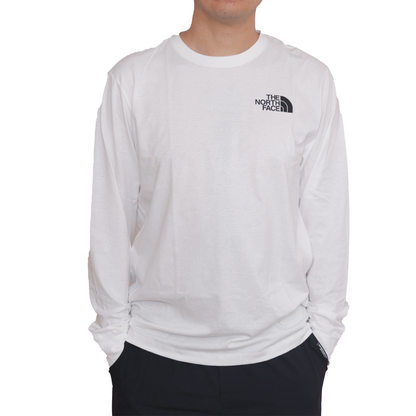 Playera manga larga The North Face Evolution Throwback Blanco para Hombre