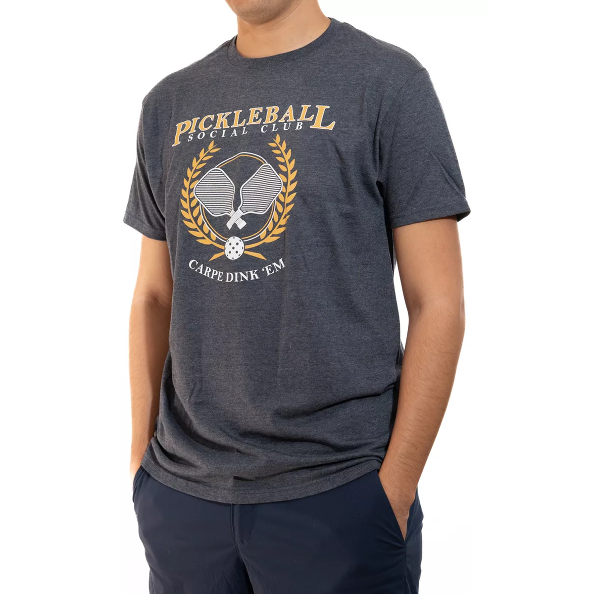 Playera manga corta Blue Reel Carpe Drink Gris oscuro para Hombre