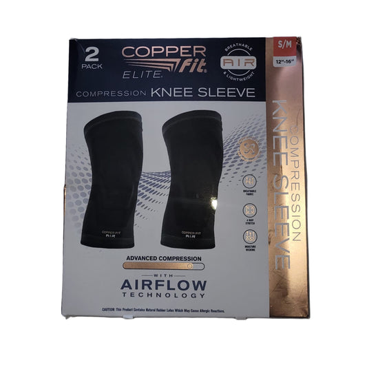 Rodillera Copper Fit de compresión de cobre ajustadas Pack2