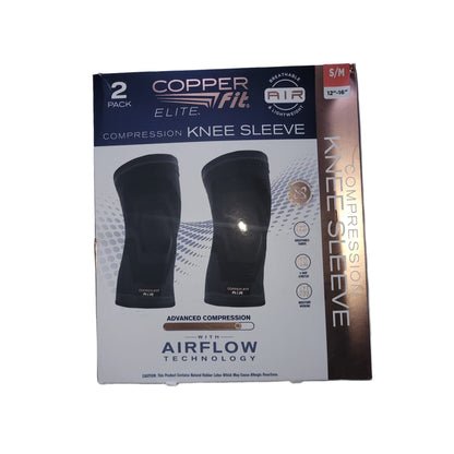 Rodillera Copper Fit de compresión de cobre ajustadas Pack2