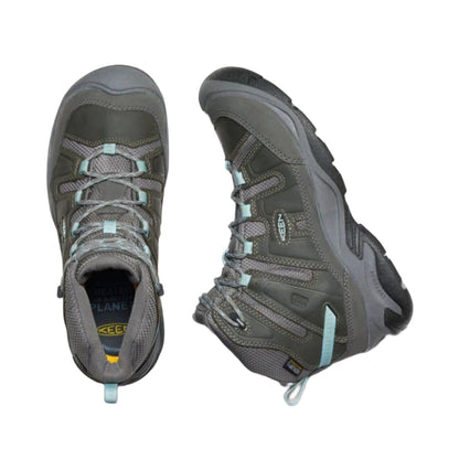 Bota Keen Circadia Mid Impermeable Acero Gris/Nube