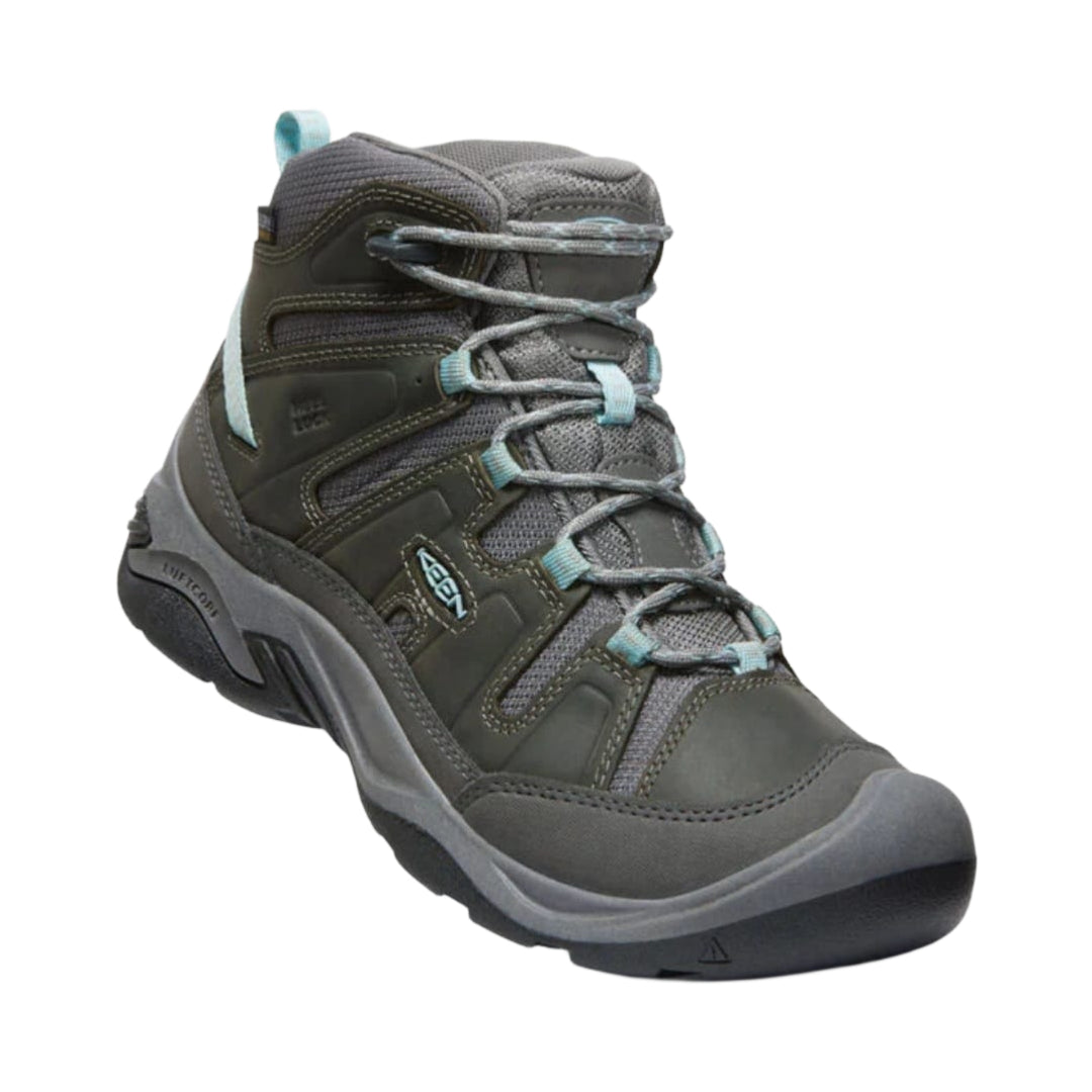 Bota Keen Mujer Circadia Mid Impermeable Acero Gris/Nube