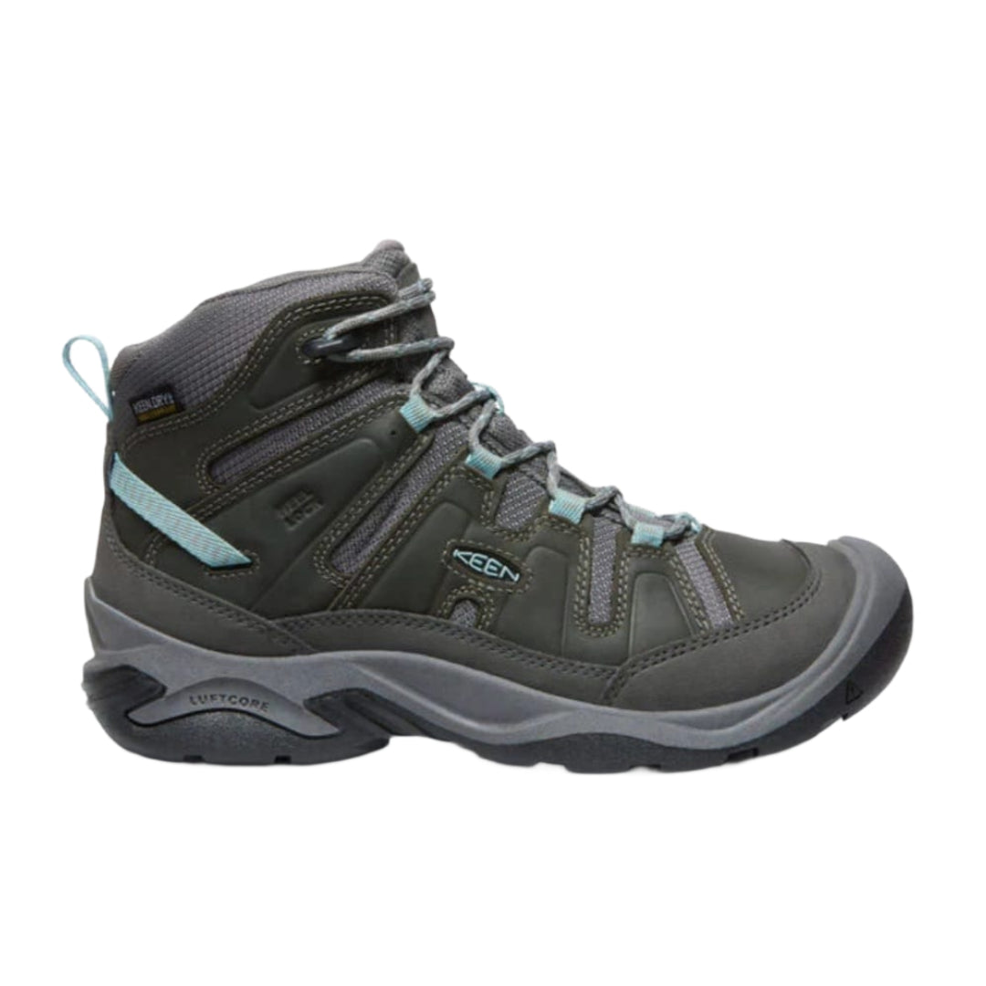 Bota Keen Circadia Mid Impermeable Acero Gris/Nube