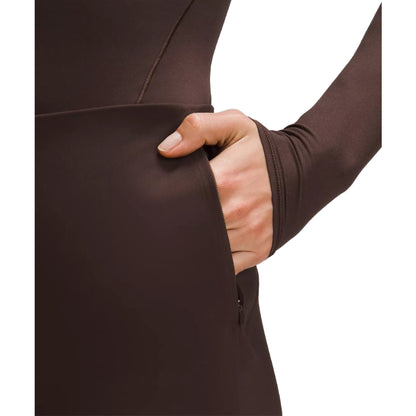 Leggins Lulu Lemon Smooth Fit Pull-On High-Rise Crop Café para Mujer