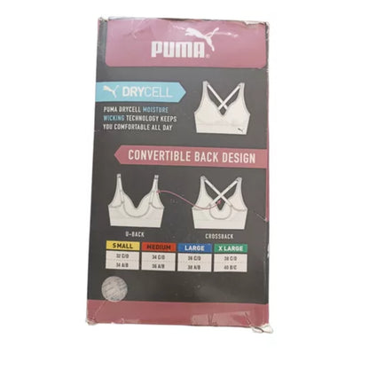 Brassier Sport Puma Mujer Pack 2 Convertible Importado