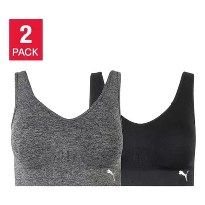 Brassier Sport Puma Mujer Pack 2 Convertible Importado