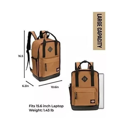 Mochila grande Dickies Brooklyn Hybrid Backpack Marron Unisex