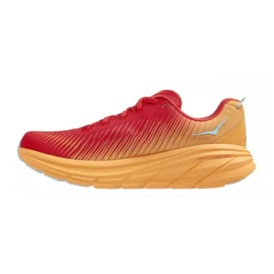 Tenis Hoka One One Rincon 3 Naranja Fuego Hombre