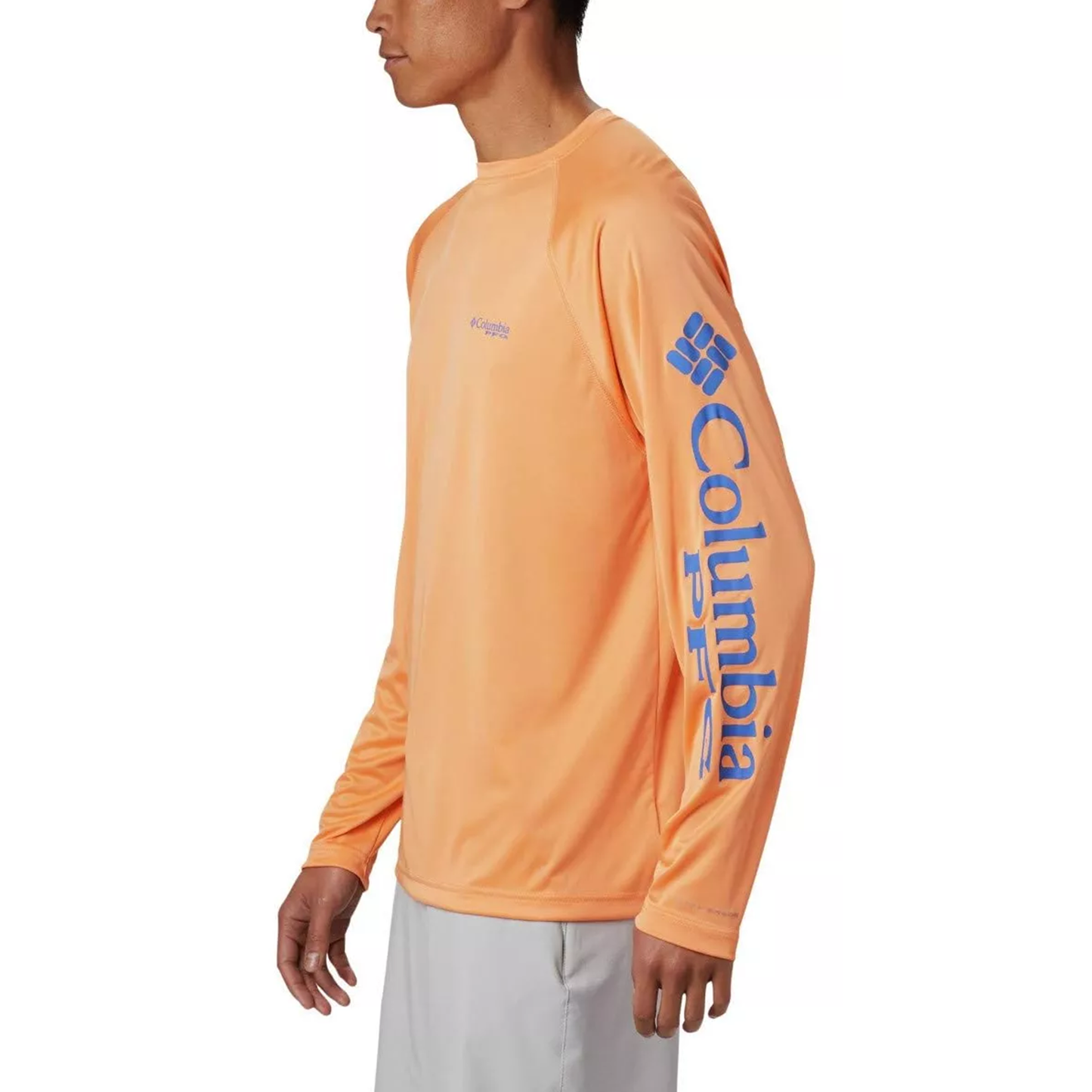 Playera Columbia Manga Larga Terminal Tackle Orange