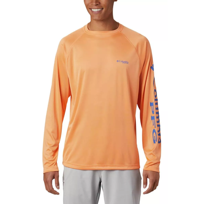 Playera Columbia Manga Larga Terminal Tackle Orange